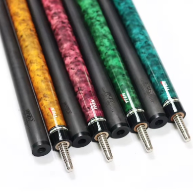 Super Quality YFen M19/M20/M21/M23 58'' 1/2-pc Billiard Pool Cue with Carbon Fiber Forearm/Uni-Lock Joint and with Extension